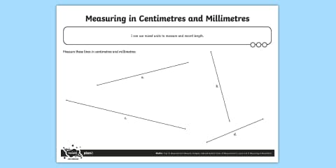 Line Measuring Worksheet Drawing and Measuring Line Segments KS3 Walkthrough Worksheet