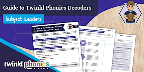 Twinkl Phonics Subject Leaders: English Hub Reporting Data Pack
