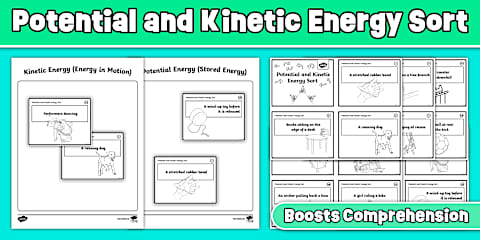 Kinetic and Potential Energy PowerPoint & Google Slides for 4th-5th Grade