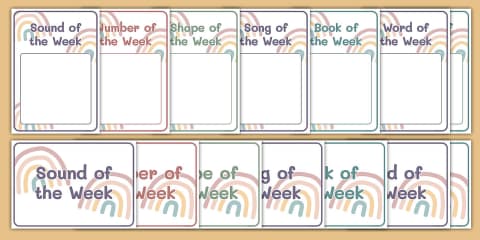 Muted Rainbow Ten-Frame Template