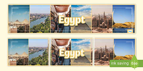 Ancient Egypt Photo Display Banner