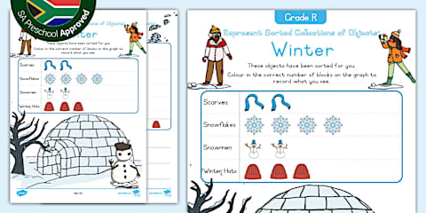 Grade R Activities Term3 Grade R Mats - Term 3 - Geometric Patterns - Worksheet: Winter Patterns ...