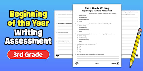 Second Grade Beginning Of The Year ELA Writing Assessment second-grade-beginning-of-the-year-ela-writing-assessment