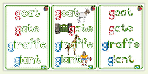 Grade 3 Phonics Hard and Soft c Posters