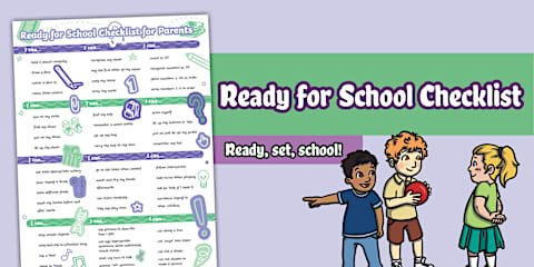 Getting Ready for School Checklist