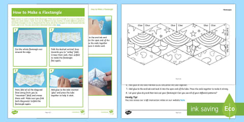 KS2 Space Flextangle Paper Craft