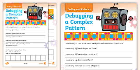 Grade 3 Robotics and Coding - Term 4 - Robotics - Worksheet: Making a ...
