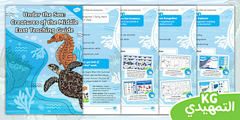 Under the Sea: Creatures of the Middle East Pencil Control and Letter ...