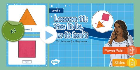 ESL Curriculum for Beginners: Level 1, Lesson 1