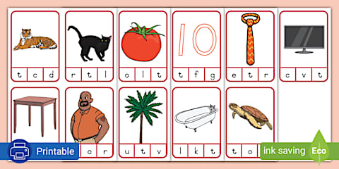 Grade R Phonics - Peg Card - Letter a (CAPS Aligned)