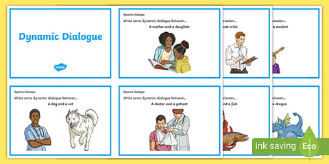 KS2 Using Dialogue Examples to Develop Characters Resource Pack