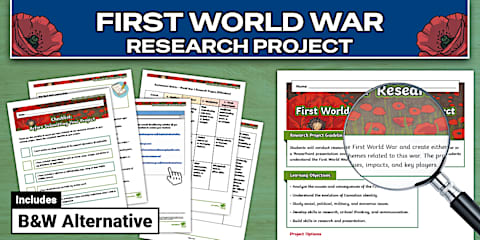 Canada and the First World War Timeline Activity