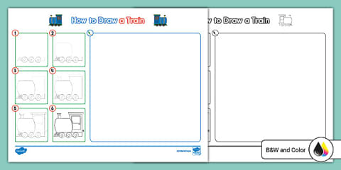 Early Childhood Trains Uppercase Letter Tracing Worksheet