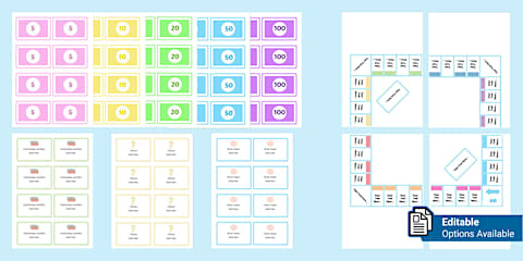 Design Your Own Blank Board Game