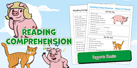 First Grade The Wet Mop CVC Read and Sequence Cut and Paste Activity