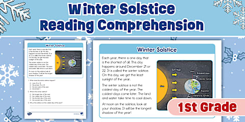 First Grade George Washington Reading Passage Comprehension Worksheet