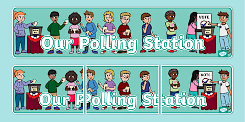 Voting Station Signs