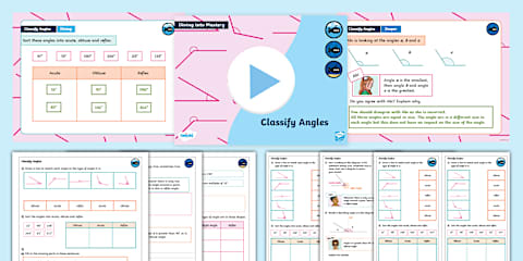 Year 5 Draw and Measure Angles Resource Pack