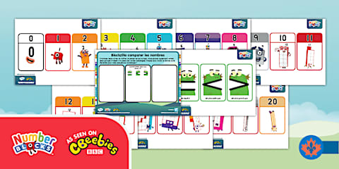 Numberblocks: Blockzilla Comparing Numbers Activity