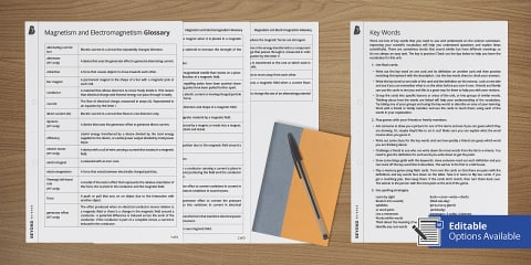 AQA GCSE Magnetism and Electromagnetism Quiz Revision Pack