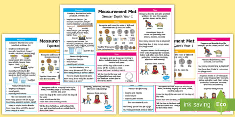 Year 2 Measurement Maths Mats