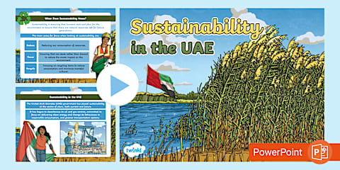 Keeping the Desert Clean and Promoting Sustainability Story PowerPoint