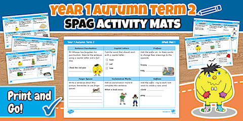 Year 1 Summer Term 2 SPaG Activity Mats