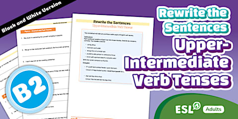 Mixed Tenses Activity Sheet [Adults, B1]