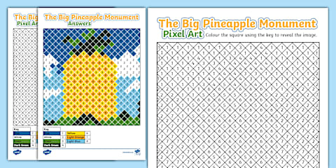 Grade 2 Creative Arts Springbok Pixel Art Template (CAPS Aligned)
