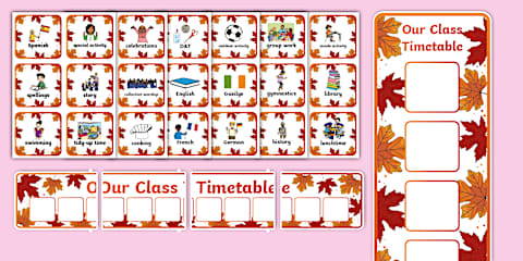 ASN Visual Timetable