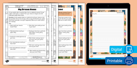 Design Your Dream Home Worksheet