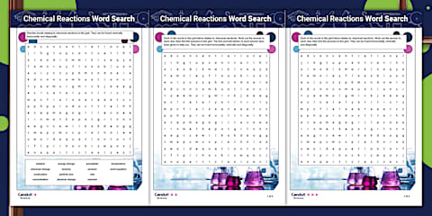 Word Surch Rats Reaction Rates: Word Search