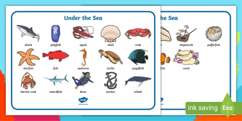 Under the Sea Cutting Skills Activity