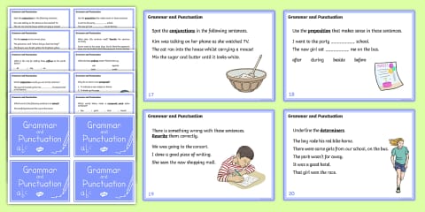 Year 4 Vocabulary, Grammar and Punctuation Word Mat