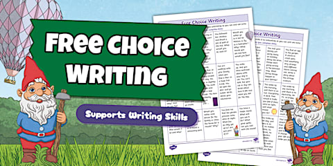 Free Choice Writing (Years 1-2)
