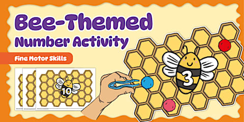 Numbers 0-20 on Bees