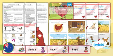Little Red Hen Modelling Dough Mats | Twinkl