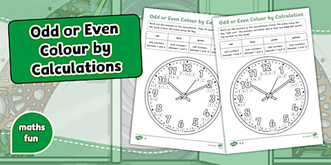 Button Activity Math I Spy Odd and Even Numbers Using Addition Activity Sheet