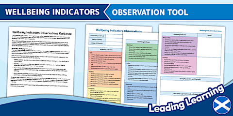 Wellbeing Indicators SHANARRI Wheel Display Poster