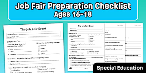 Life Skills Interactive Journal for Special Education | Ages 16-18