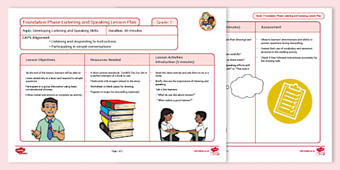 Grade 2 English Lesson Plan - Reading and Writing