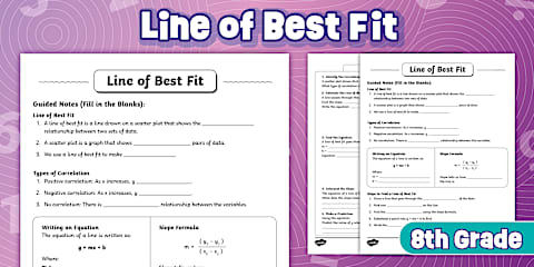 Eighth Grade Math Basic Skills Scatter Plots Practice Worksheet