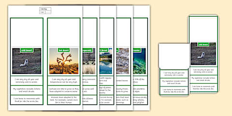 Ks2 Bioms Examples Examples of Biomes Fact File Pack