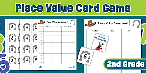 Second Grade Halloween Place Value Code Breaking Worksheets