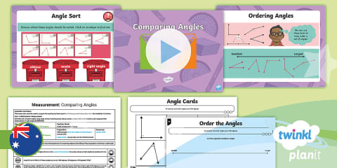 Year 3 Measurement: Recognising Angles Lesson Pack