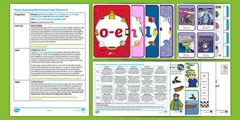 Y2 Phonics Catch-Up Intervention Pack 1