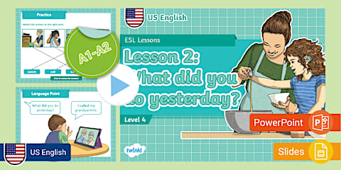 ESL Curriculum (US-English Version) Level 3, Lesson 1 Interactive Worksheet
