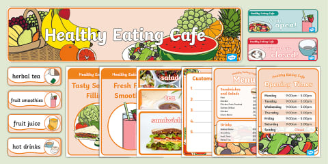 Healthy Eating and Nutrition Display Pack