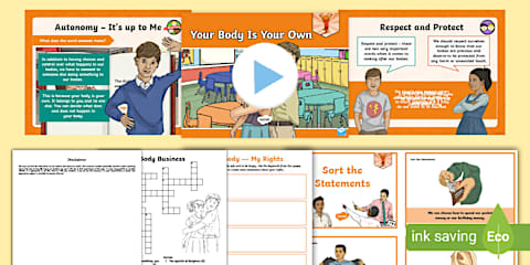 PSHE: UKS2 It's My Body - Lesson Pack 3