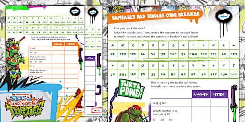 TMNT: Race Through New York City Maths Mystery [Ages 9-10]